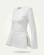 The Daily Top Long Sleeve - Blanc mannequin invisible