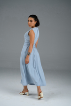 Robe fluide sans manches Luma