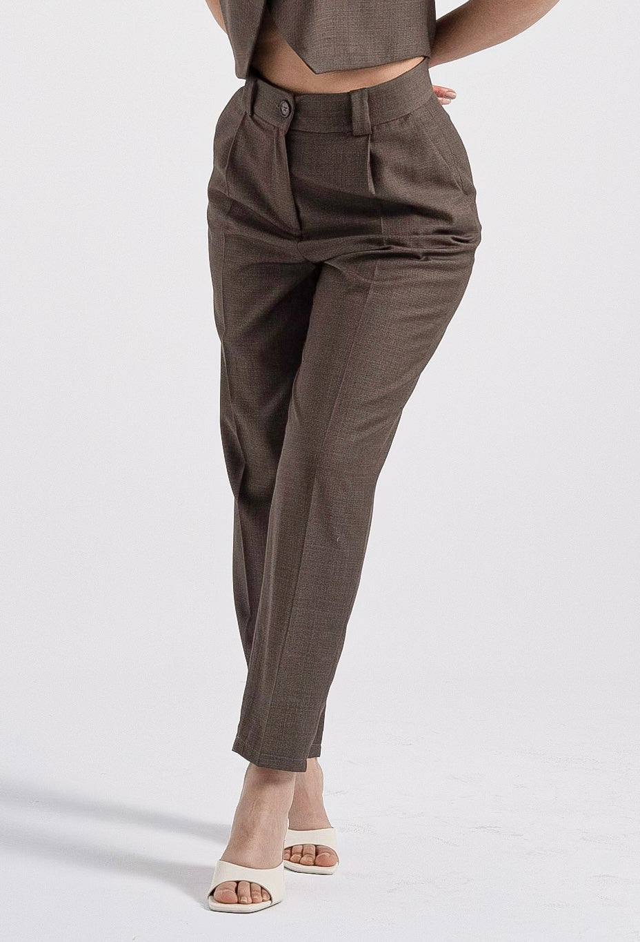 Pantalon tailleur – Pantalon femme Labelnou – vue 2 الصورة الرئيسية