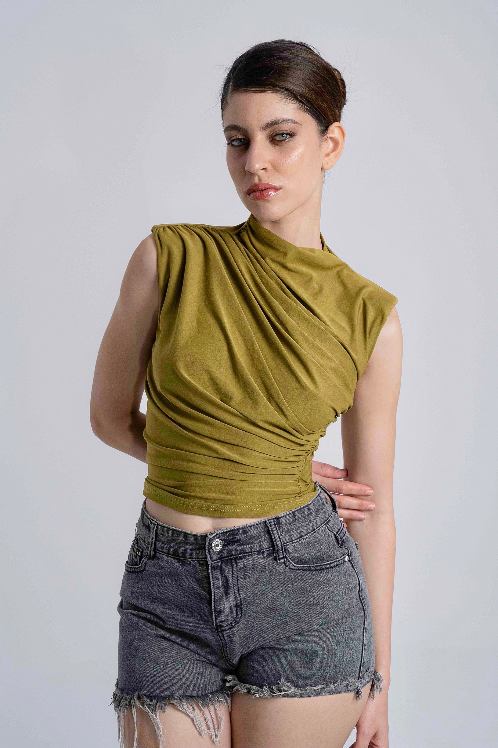 Pull Épaulettes – Pull femme Labelnou – vue 2 الصورة الرئيسية