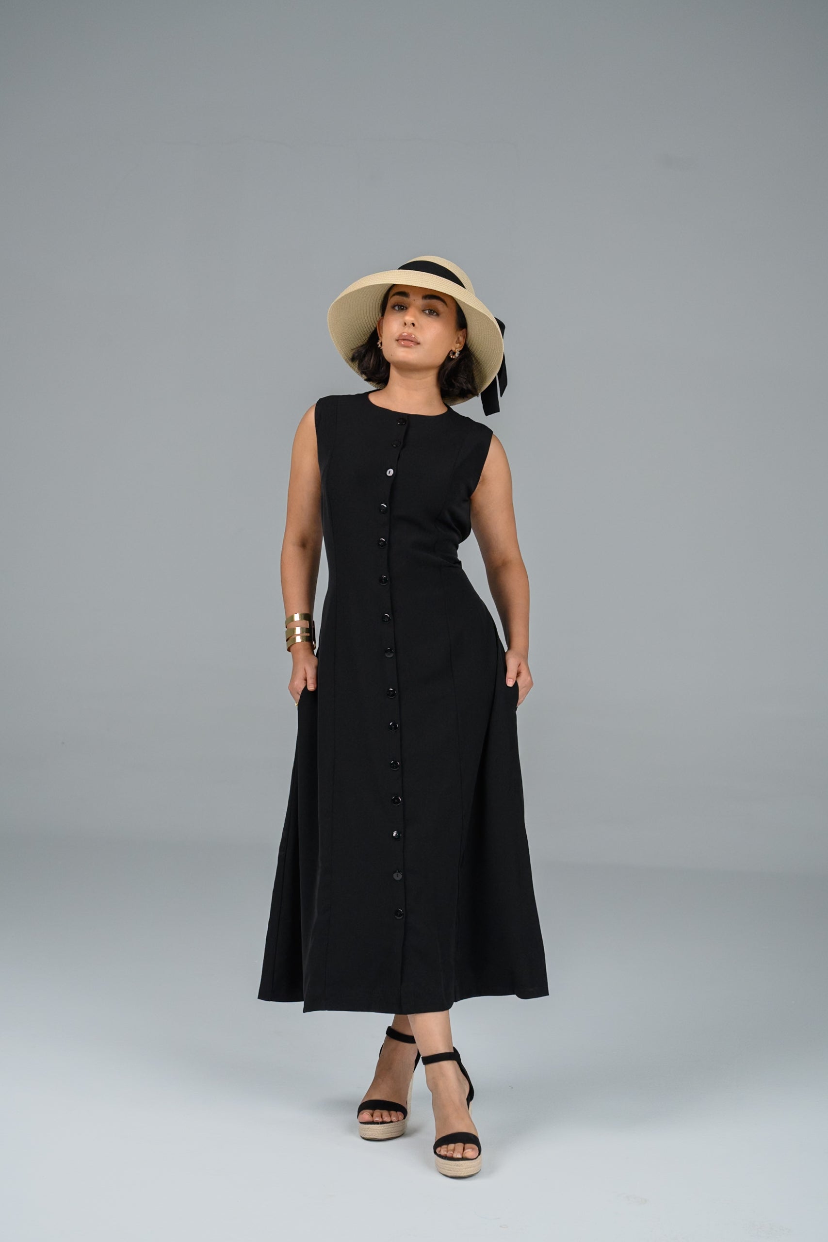 Robe fluide sans manches Luma Main image