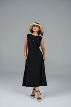 Robe fluide sans manches Luma