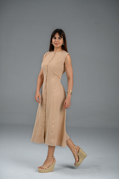 Robe fluide sans manches Luma