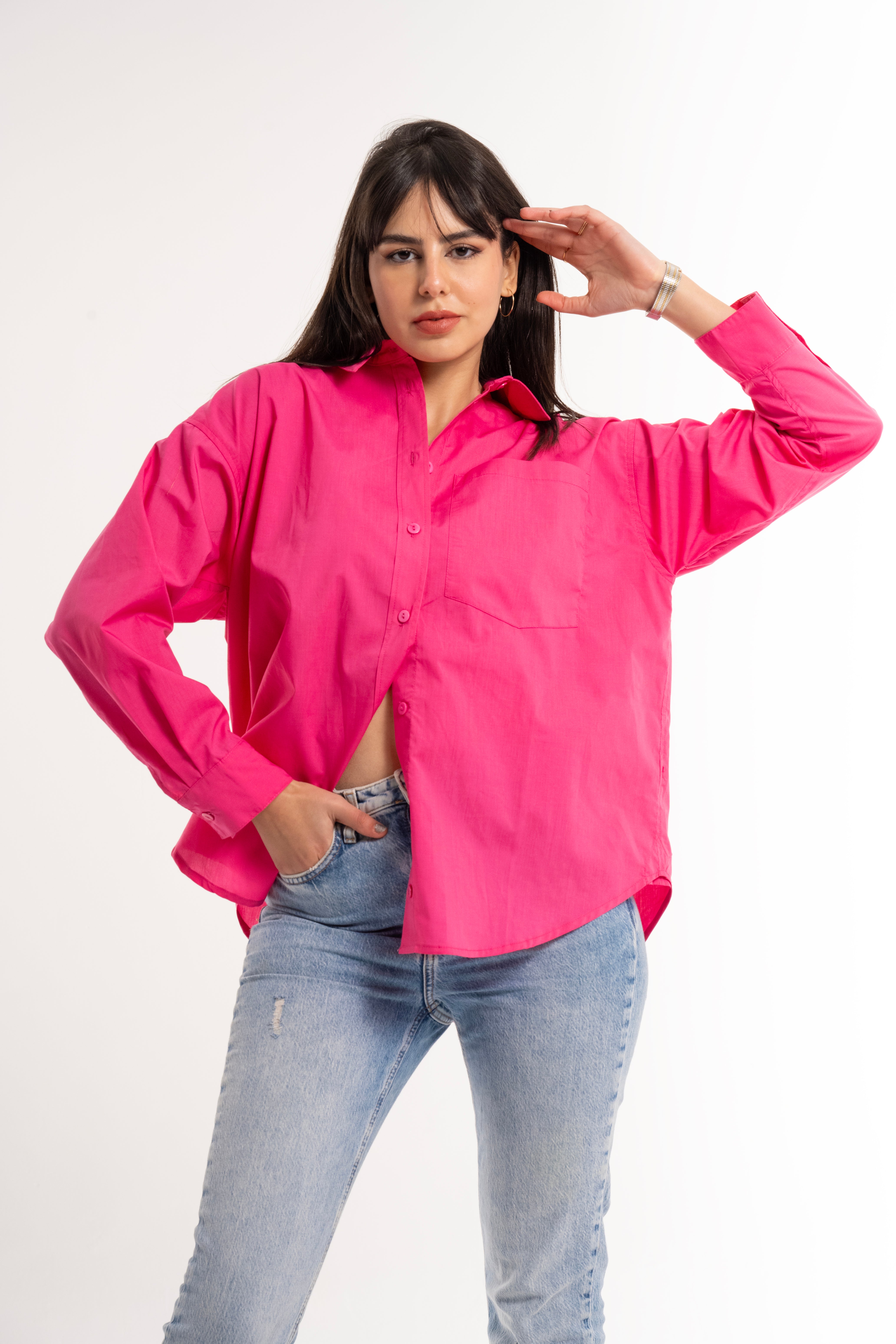 Chemise Popeline – Chemise femme Labelnou – vue 2 الصورة الرئيسية