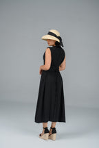 Robe fluide sans manches Luma