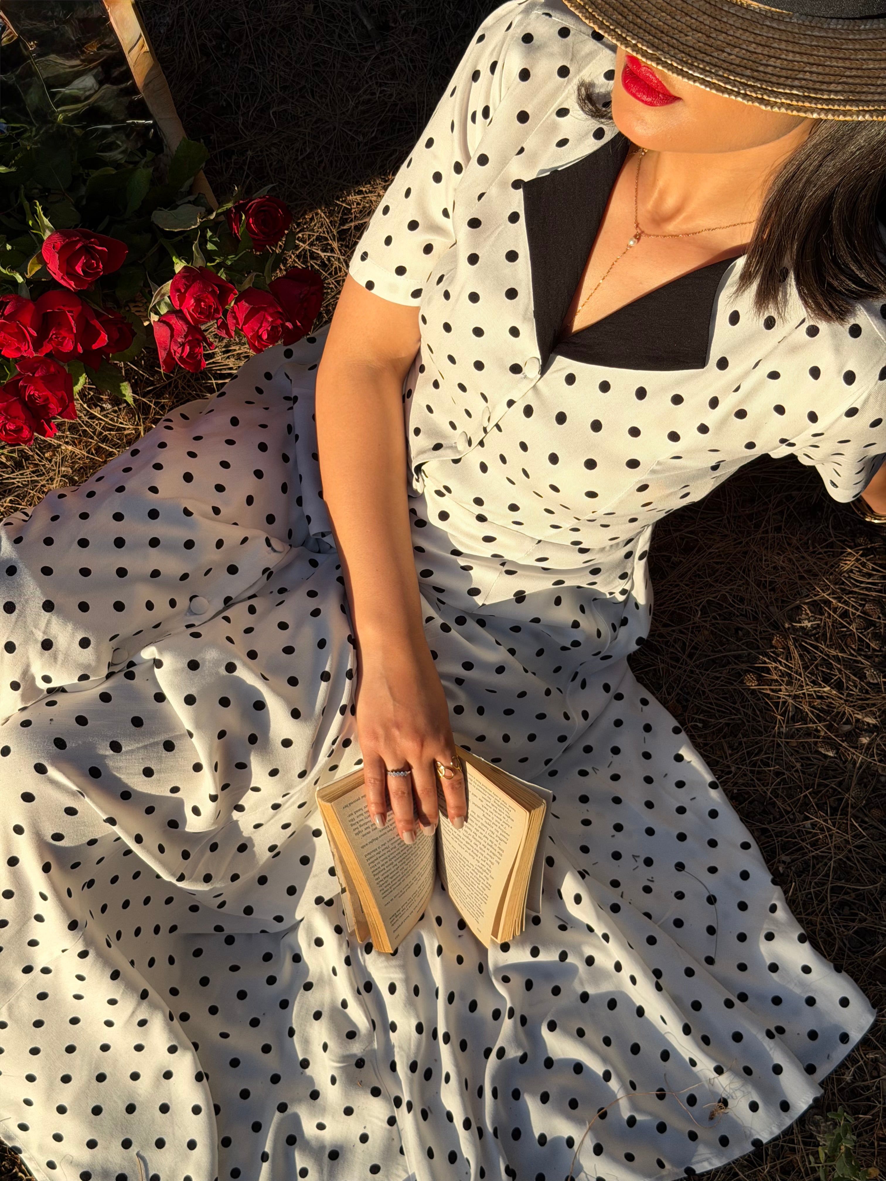 The Rosalie Polka Dress