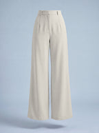 Pantalon Asya écru, vue de face
