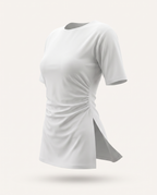 The Daily Top Short Sleeve - Blanc mannequin invisible