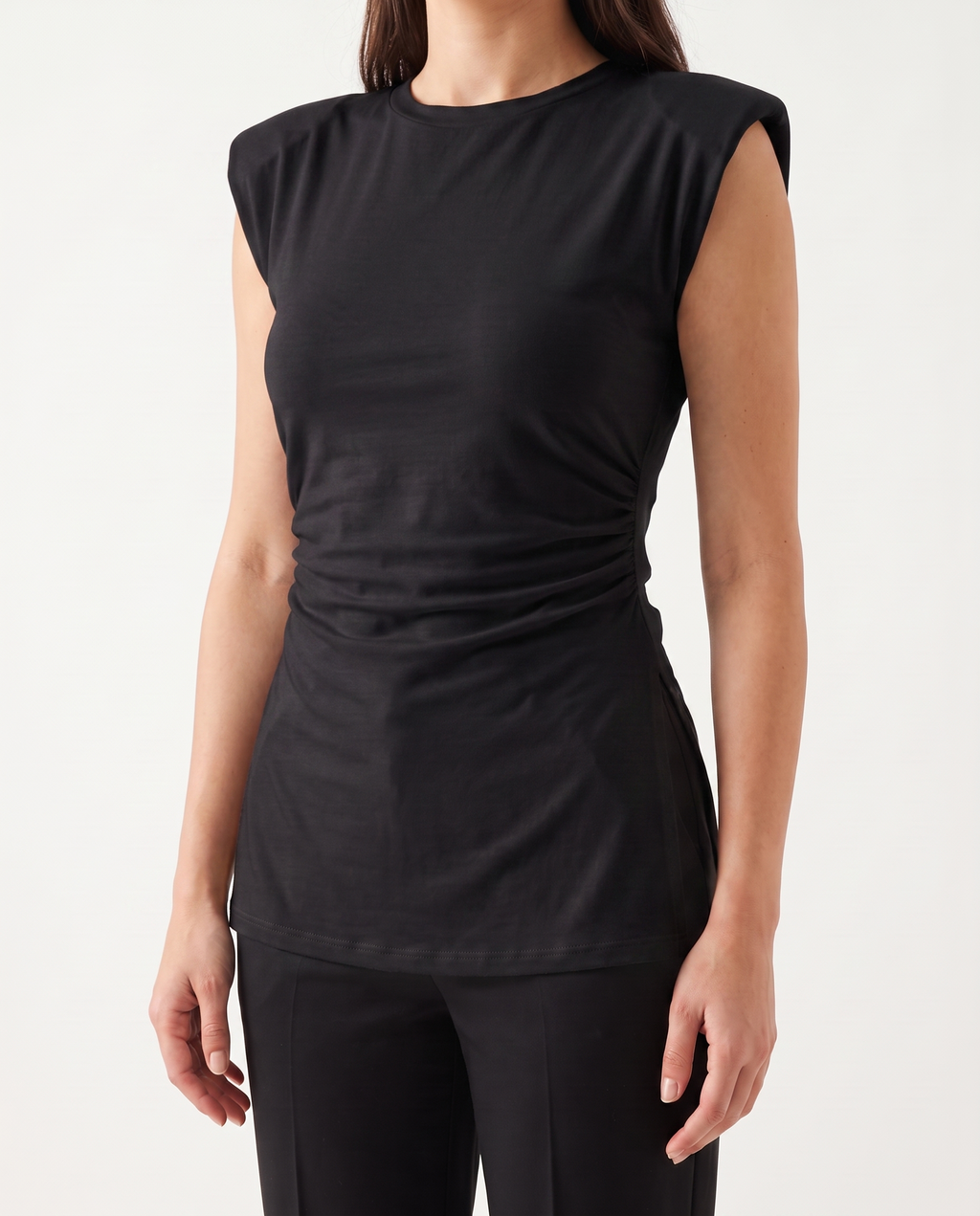 The Daily Top Sleeveless - Noir porte