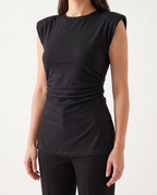The Daily Top Sleeveless - Noir porte