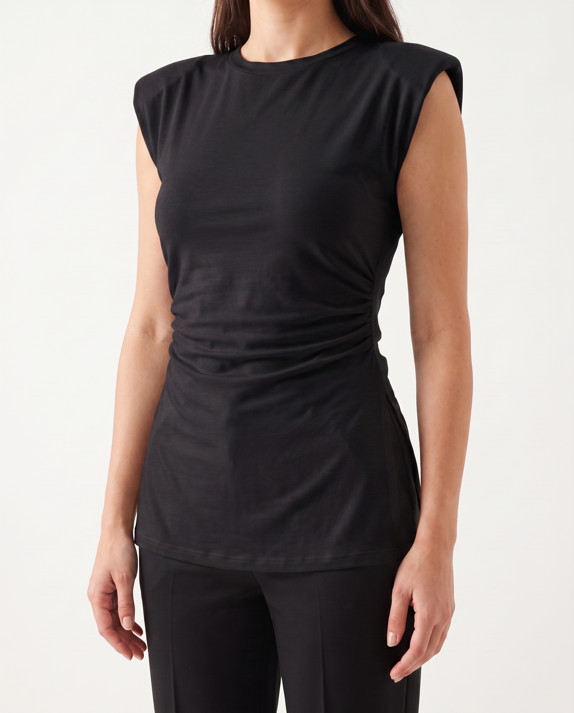 The Daily Top Sleeveless - Noir porte