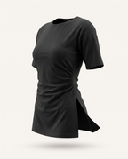 The Daily Top Short Sleeve - Noir mannequin invisible