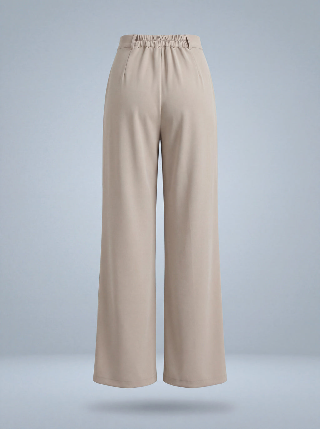 Pantalon Asya beige, dos élastiqué