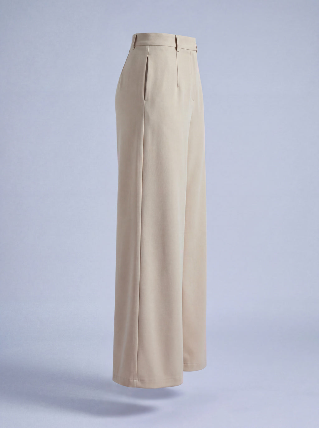 Pantalon Asya beige, vue de profil