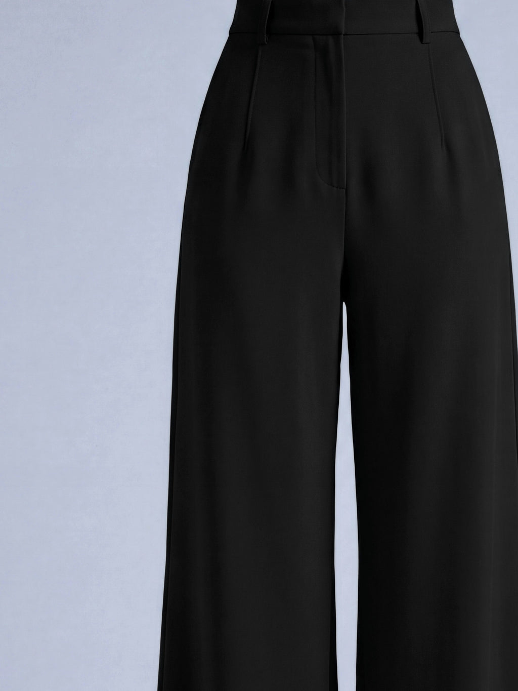 Pantalon Asya noir, détail de la taille