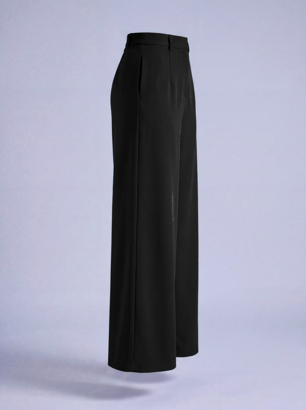 Pantalon Asya noir, vue de profil