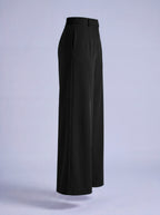 Pantalon Asya noir, vue de profil
